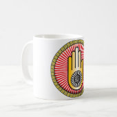 ジャイナ教アイコン コーヒーマグカップ (正面左)