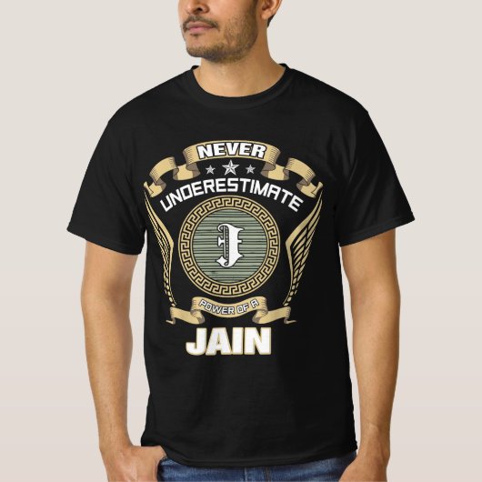ジャイナ教徒をナメるな Tシャツ (正面)