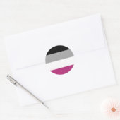 ジャイネフィリアプライド国旗 ラウンドシール (封筒)