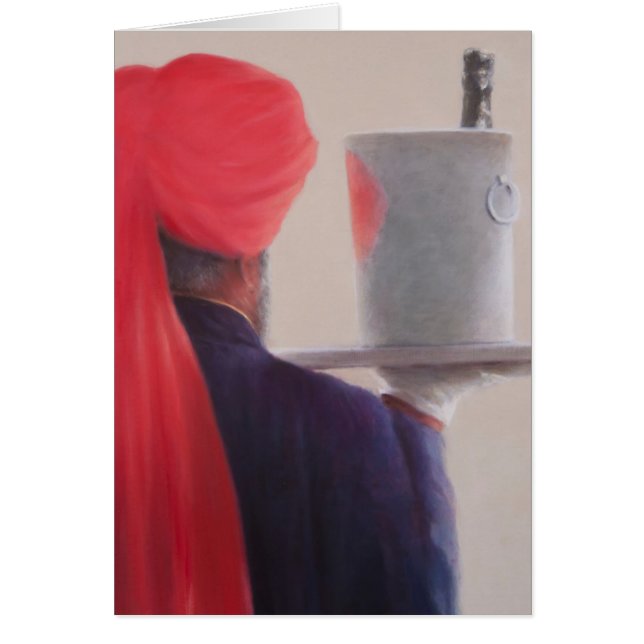 ジャイプル2012年ワイン係のウェイター (正面)