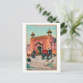 ジャイプールのアジュメール門,アジェマーゲート,ジャイプール,吉田 ポストカード (スタンド正面)