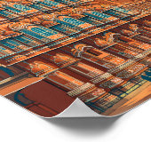 ジャイプールインドイラストレーショントラベルアートヴィンテージ ポスター (角)