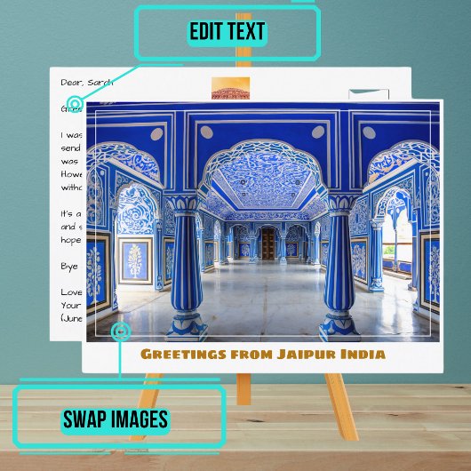 ジャイプールシティプレイスインジャイプールインド ポストカード