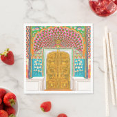 ジャイプールパレスフロントエントランスドア スタンダードランチョンナプキン (インサイチュ)