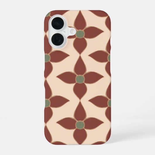 ジャイプール開花 iPhone 16ケース (裏面)