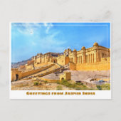 ジャイプール・インドのアマーフォート ポストカード (正面)