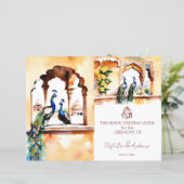 ジャイプール・ピーコック結婚インディアンの儀式プログラム (スタンド正面)