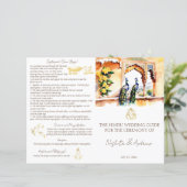 ジャイプール・ピーコック結婚インディアンの儀式プログラム (スタンド正面)