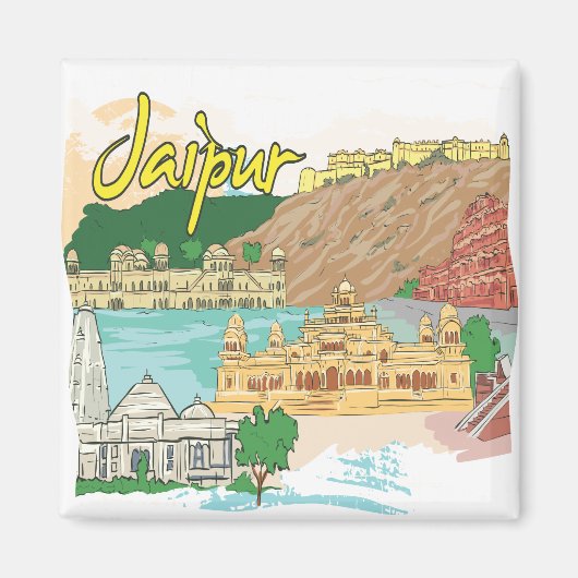 ジャイプール マグネット (正面)