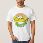 ジャイプール・ヴィンテージ風ロゴ Tシャツ (正面)