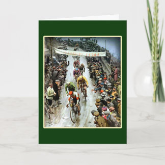 ジャイロのサイクリストのための1912年のイタリアのギフト カード