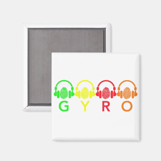 ジャイロ磁石 マグネット (正面/裏面)