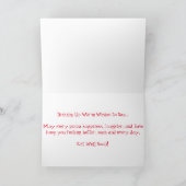 「ジャイロ ピザ」快復祈願カード カード (内部)