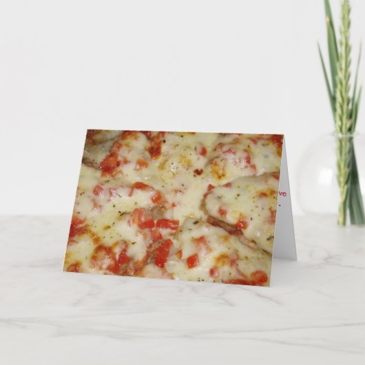 「ジャイロ ピザ」快復祈願カード カード (正面)