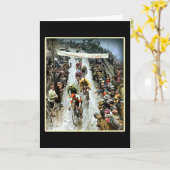 ジャイロVeloを循環させるヴィンテージ カード (黄色い花)