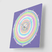 ジャウブレーカースライスキャンディ スクエア壁時計 (傾斜)