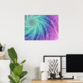 ジャウルプールダイヤモンドカラフル ポスター (ホームオフィス)