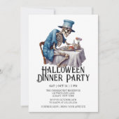 ジャウンティスケルトンハロウィーンディナーパーティー 招待状 (正面)