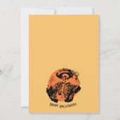 ジャウンティスケルトンフラムボイアンダンスハローウィンパーティ 招待状 (裏面)