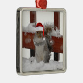 ジャウンティリスとサンタハットホリデイオーナメント メタルオーナメント (右)