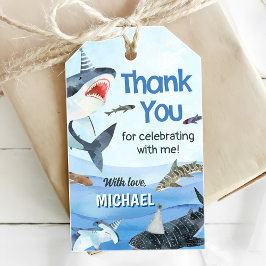 ジャオソームシャークザシーズン誕生日 ギフトタグ