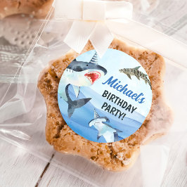 ジャオソームシャークザシーズン誕生日 ラウンドシール