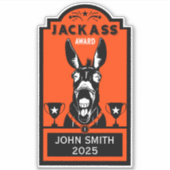 ジャカス賞 シール (正面)