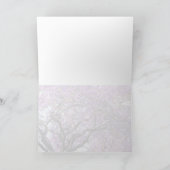 ジャカランダの木の春開花花 カード (内部)