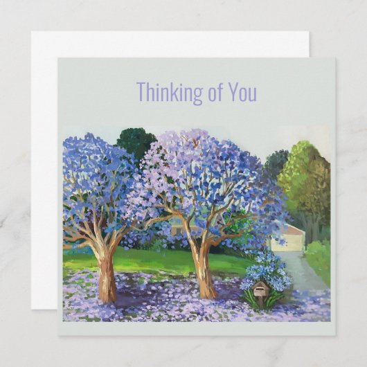 ジャカランダの木 (正面/裏面)