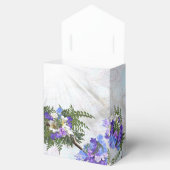 ジャカランダの花とユリの花束 フェイバーボックス (オープン)