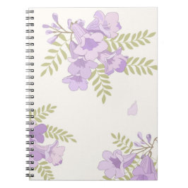 ジャカランダの花のオーストラリアンフローラルノート ノートブック