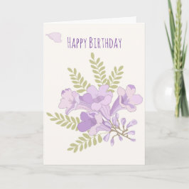 ジャカランダの花 オーストラリア 誕生日カード カード