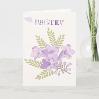 ジャカランダの花 オーストラリア 誕生日カード カード