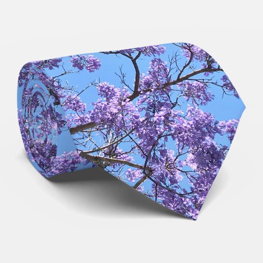 ジャカランダの花 ネクタイ (ロール)