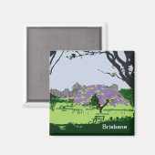 ジャカランダイン開花 マグネット (正面/裏面)