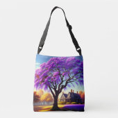 ジャカランダツリーファームハウスクロスボディバッグ クロスボディバッグ (裏面)