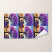 ジャカランダツリーファームハウスハンドタオル ハンドタオル (ハンドタオル)