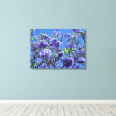 ジャカランダツリー キャンバスプリント (インサイチュ (ウッドフロア))