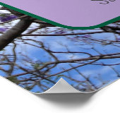 ジャカランダパープルポスター ポスター (角)