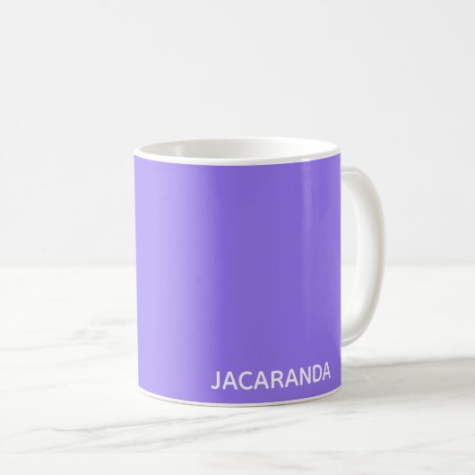 ジャカランダ紫の色名 コーヒーマグカップ (正面右)