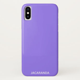 ジャカランダ紫の色名 iPhone X ケース