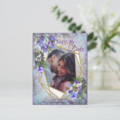 ジャカランダ開花&リリーブーケセーブザデート 案内ポストカード (スタンド正面)