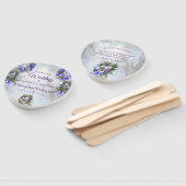 ジャカランダ開花&リリーブーケファン ハンドファン (組立なし)