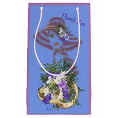 ジャカランダ開花&リリーブーケ抱き枕 スモールペーパーバッグ (正面)