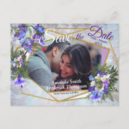 ジャカランダ開花&リリーブーケ日程を保存 案内ポストカード