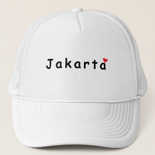 ジャカルタが大好き キャップ (正面)