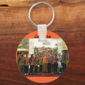 ジャカルタのオランウータン映画 キーホルダー (正面)