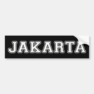ジャカルタインドネシア バンパーステッカー