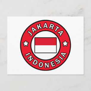 ジャカルタインドネシア ポストカード