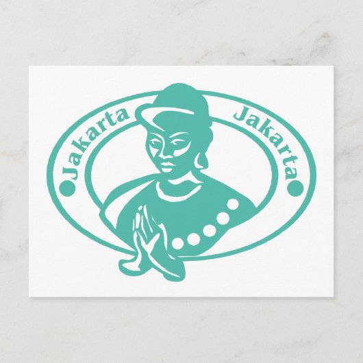 ジャカルタスタンプ ポストカード (正面)